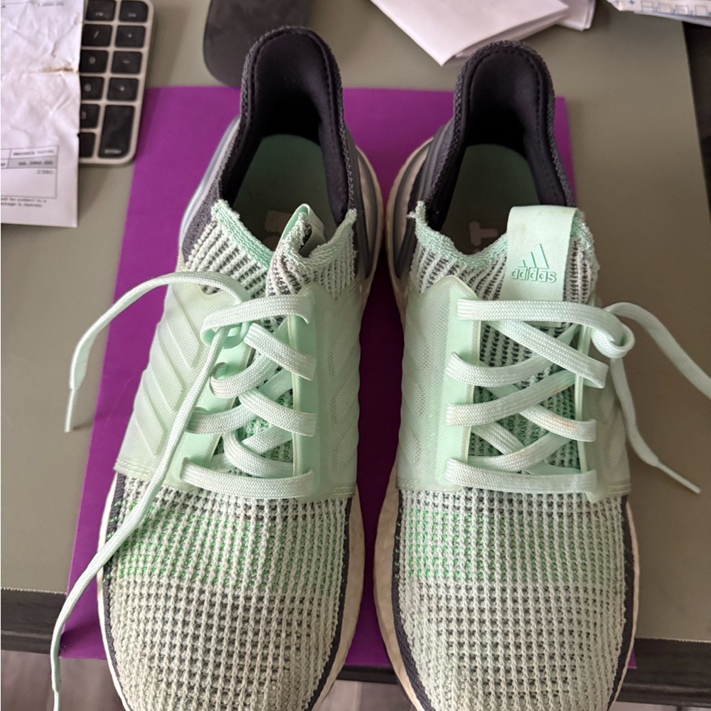 Adidas Women's Light Green Athletic Shoes